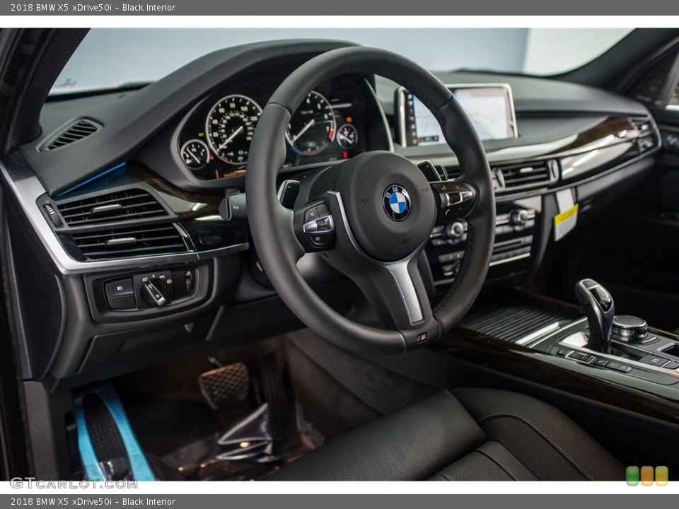 Black Interior Dashboard for the 2018 BMW X5 xDrive50i #123824169