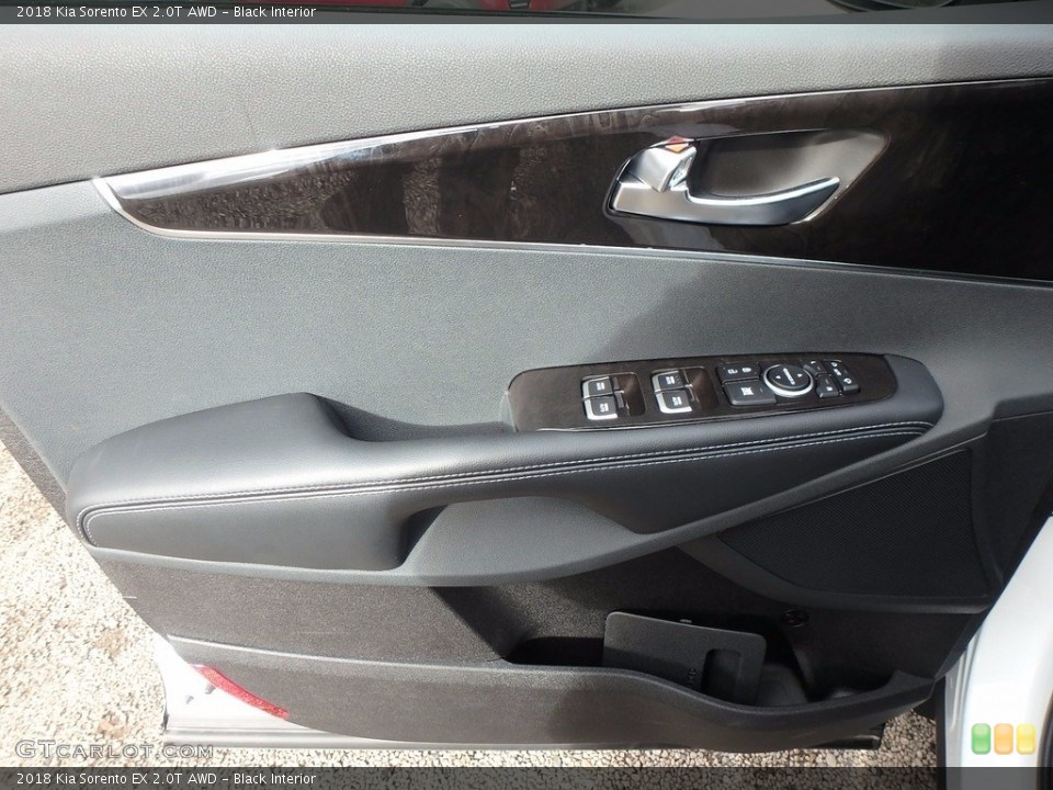 Black Interior Door Panel for the 2018 Kia Sorento EX 2.0T AWD #123826989