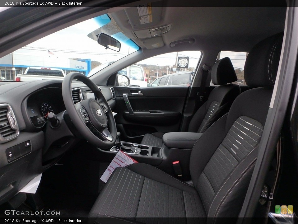 Black Interior Photo for the 2018 Kia Sportage LX AWD #123828930