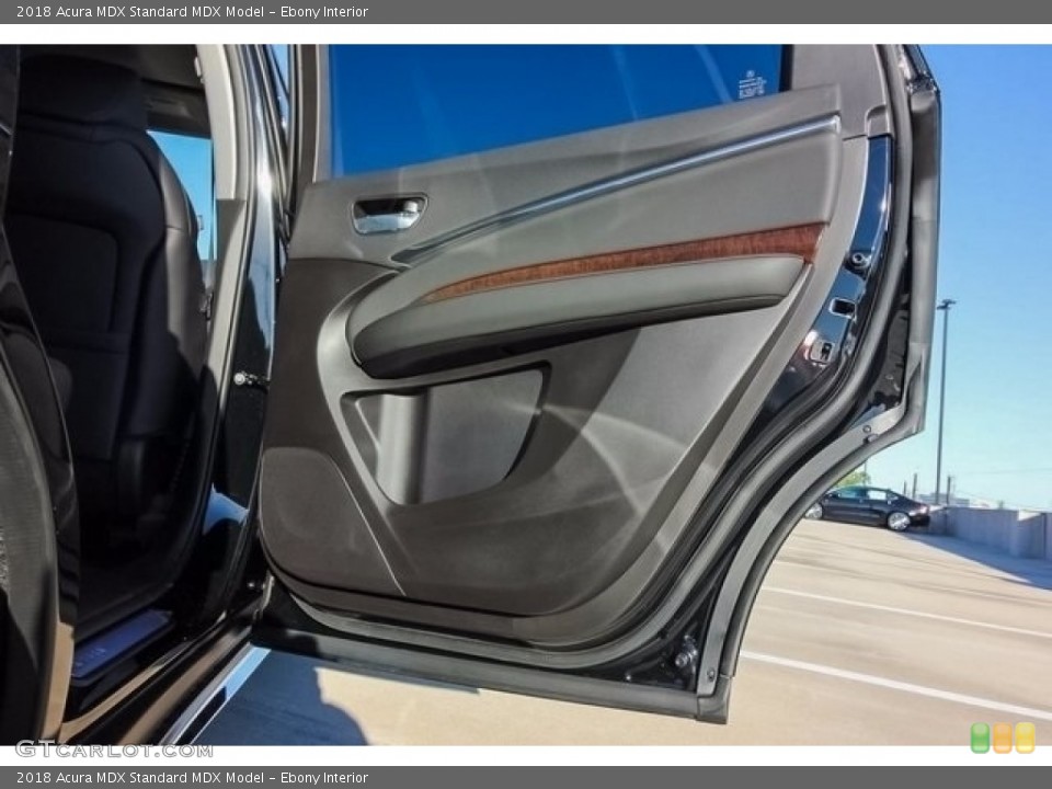 Ebony Interior Door Panel for the 2018 Acura MDX  #123830388