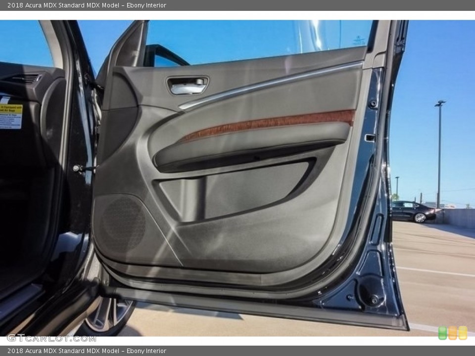 Ebony Interior Door Panel for the 2018 Acura MDX  #123830442