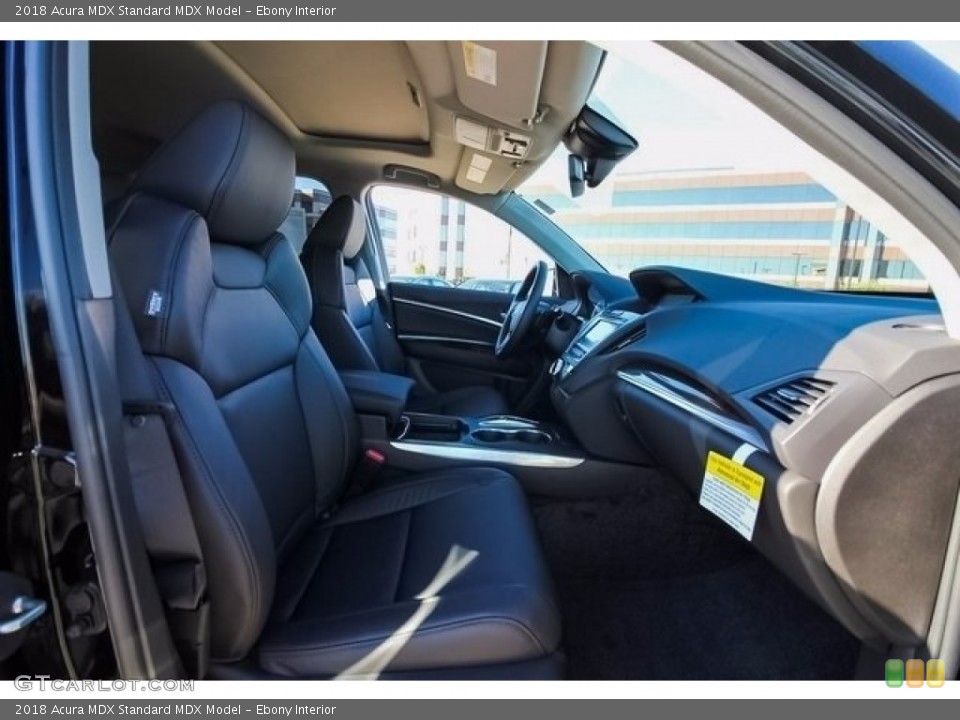 Ebony Interior Front Seat for the 2018 Acura MDX  #123830481