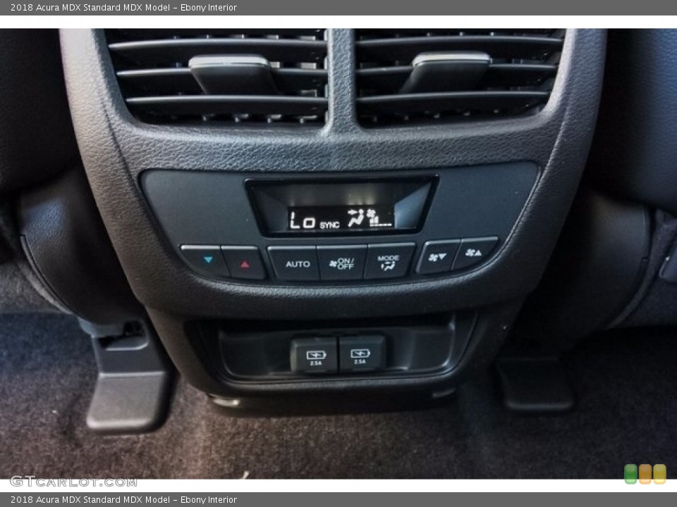 Ebony Interior Controls for the 2018 Acura MDX  #123830520