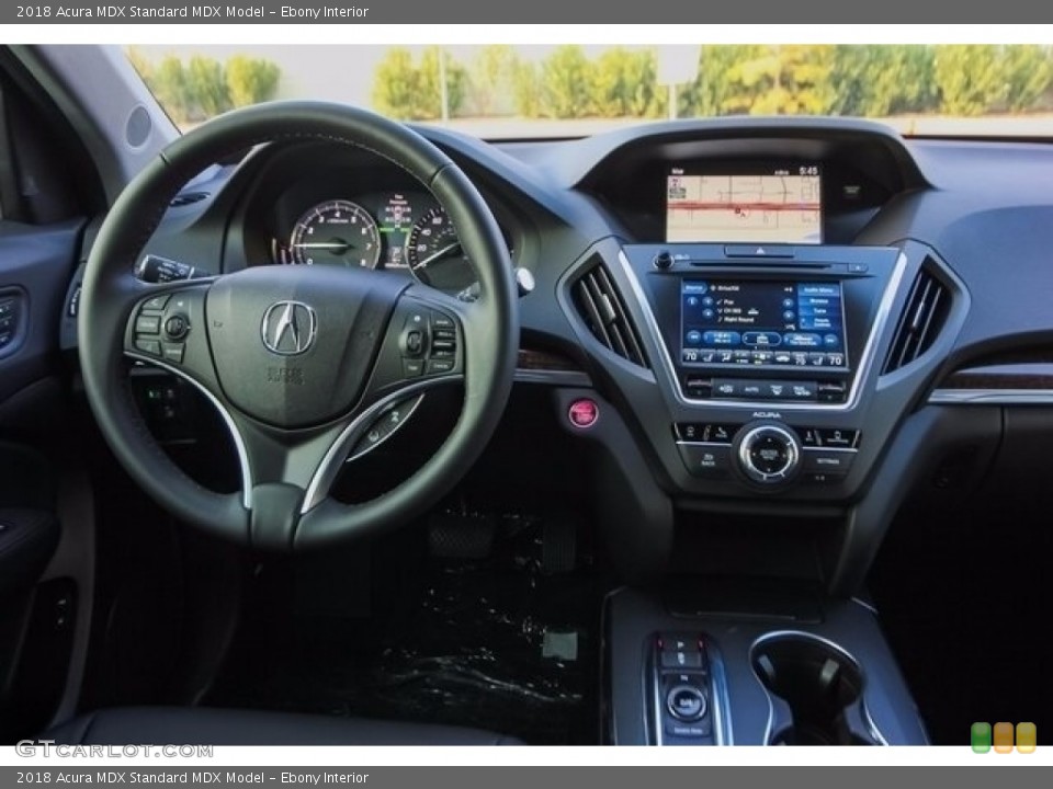 Ebony Interior Dashboard for the 2018 Acura MDX  #123830541