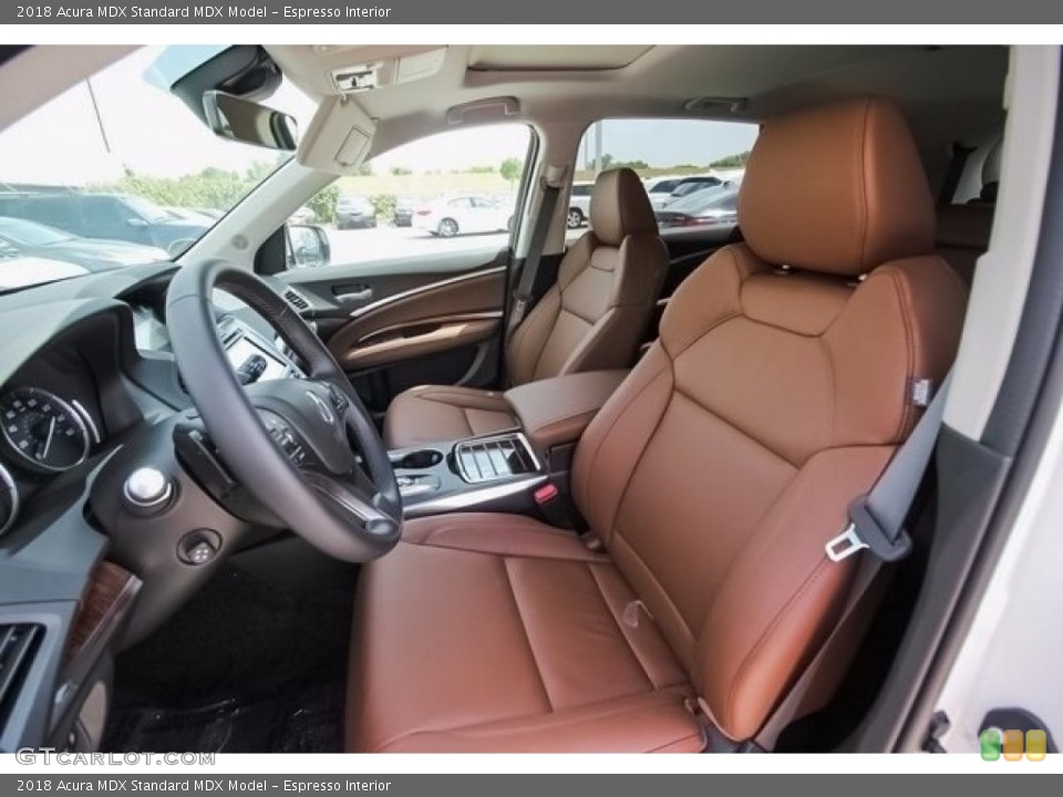 Espresso Interior Front Seat for the 2018 Acura MDX  #123832056