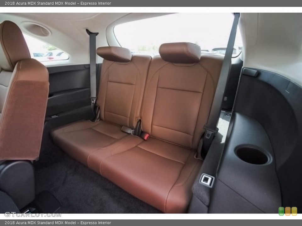 Espresso Interior Rear Seat for the 2018 Acura MDX  #123832104
