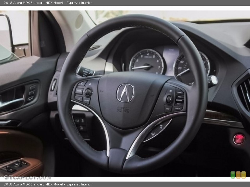 Espresso Interior Steering Wheel for the 2018 Acura MDX  #123832248