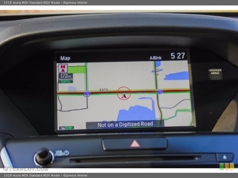 Espresso Interior Navigation for the 2018 Acura MDX  #123832278