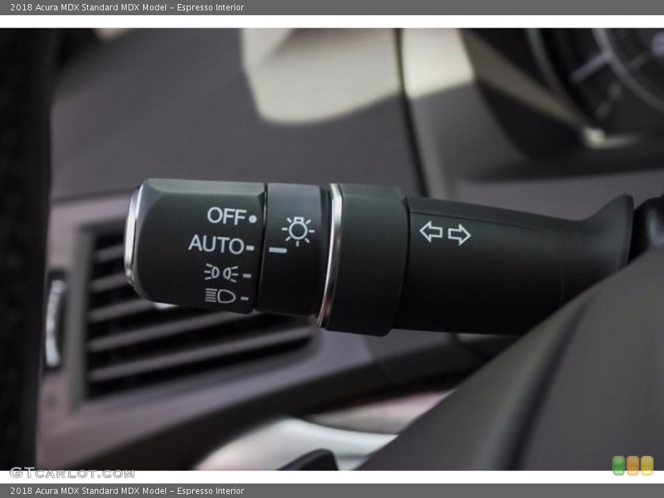 Espresso Interior Controls for the 2018 Acura MDX  #123832413