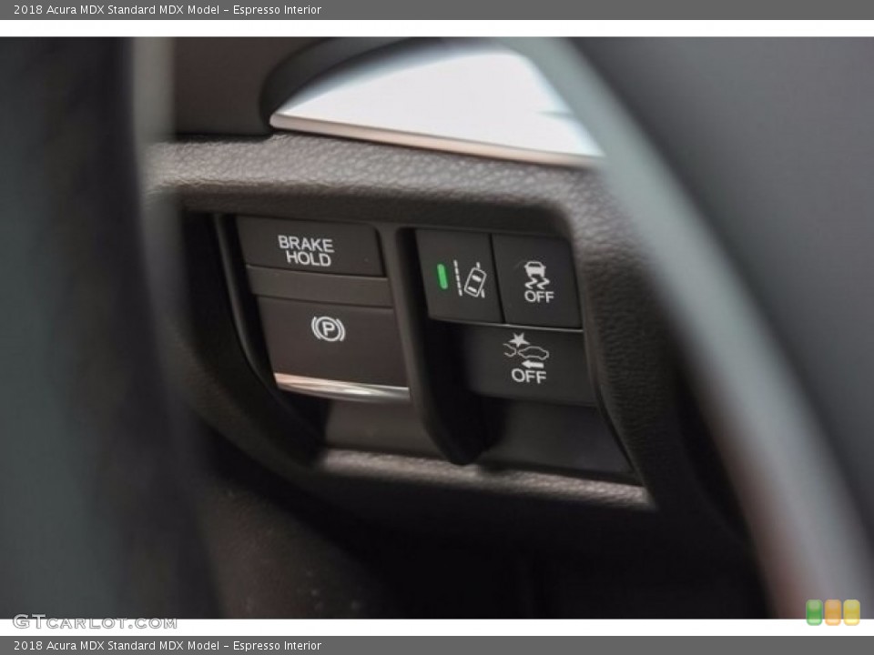 Espresso Interior Controls for the 2018 Acura MDX  #123832425