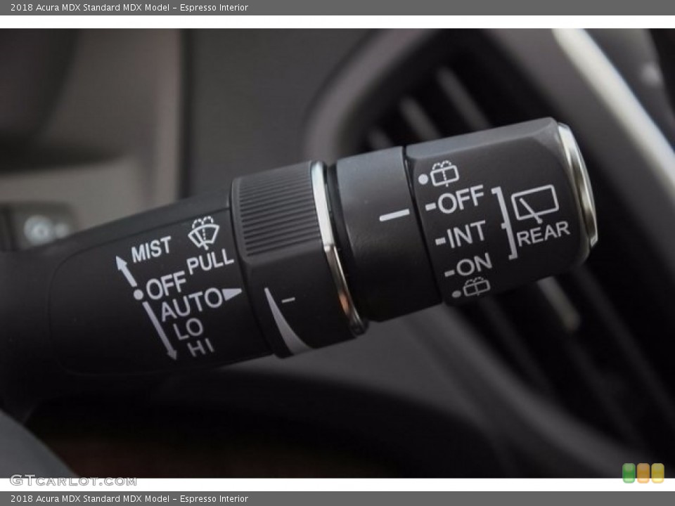 Espresso Interior Controls for the 2018 Acura MDX  #123832443
