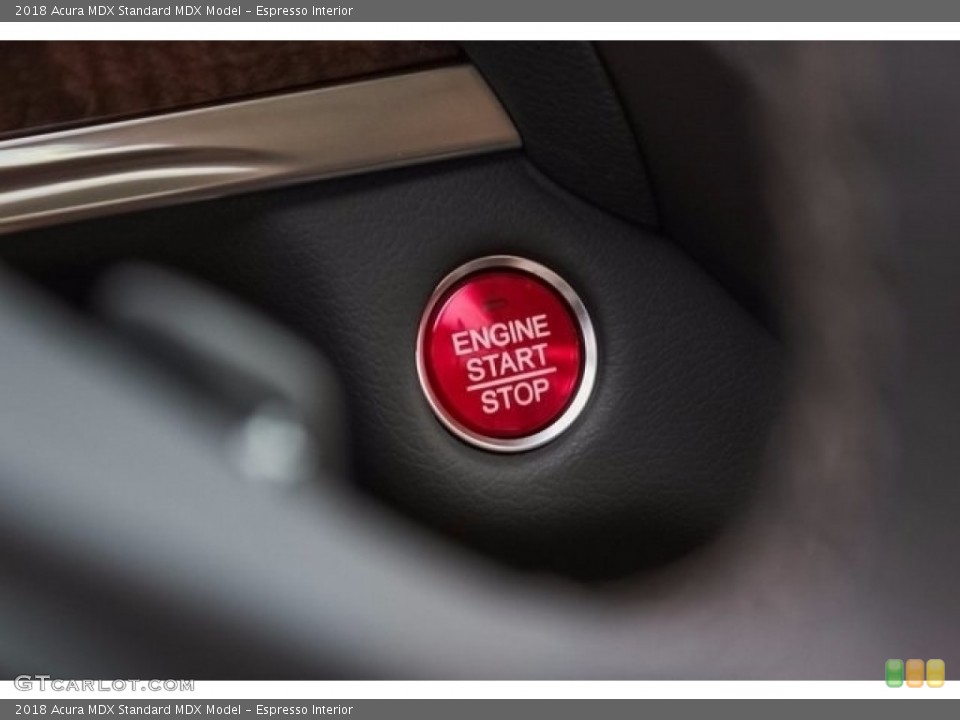 Espresso Interior Controls for the 2018 Acura MDX  #123832451