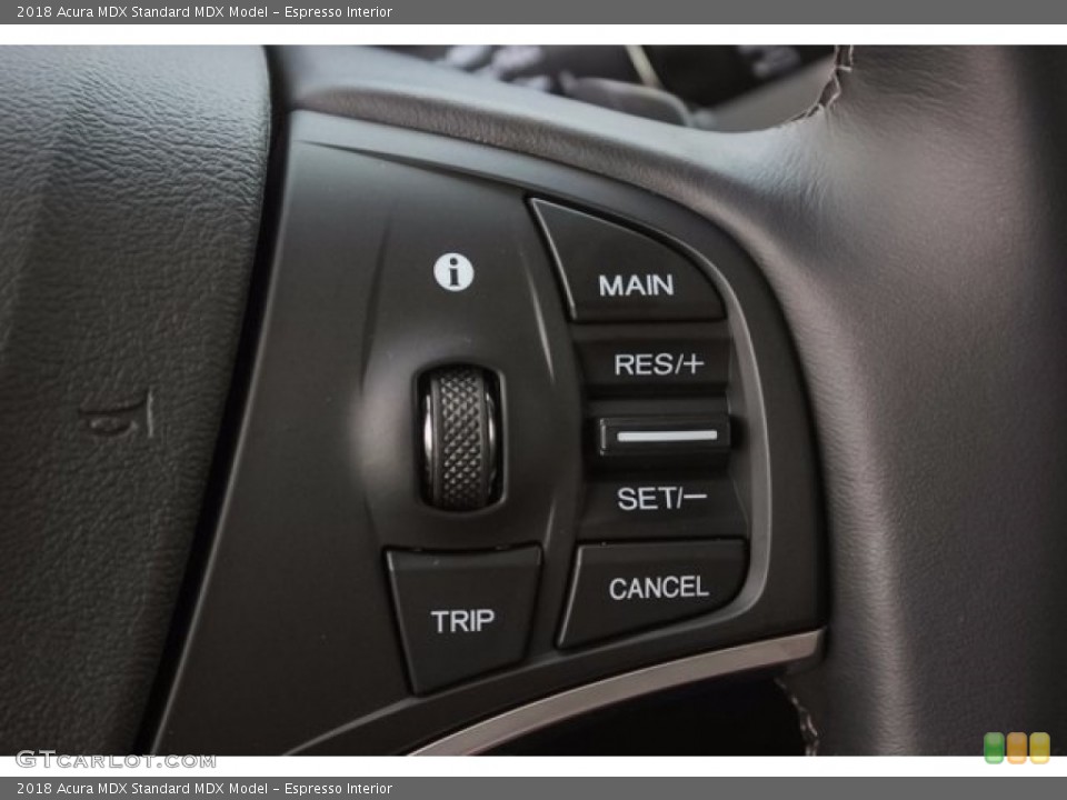 Espresso Interior Controls for the 2018 Acura MDX  #123832479