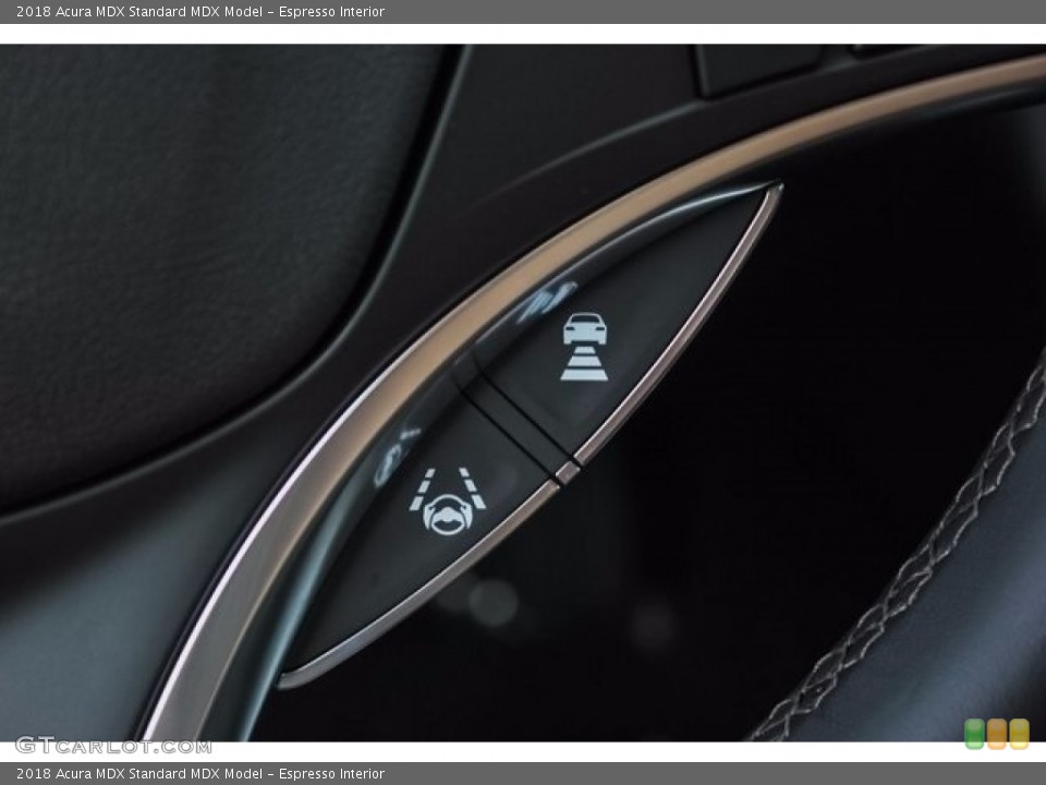 Espresso Interior Controls for the 2018 Acura MDX  #123832501