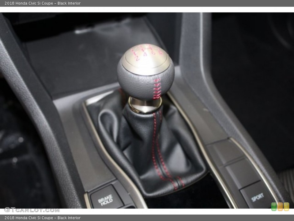 Black Interior Transmission for the 2018 Honda Civic Si Coupe #123837552
