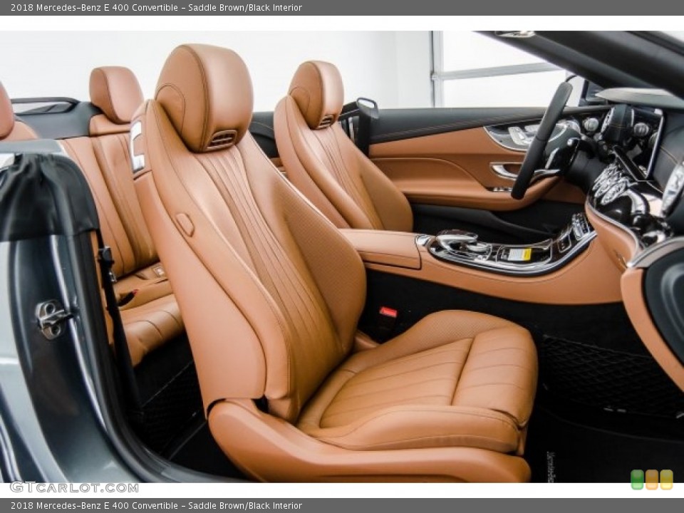Saddle Brown/Black Interior Photo for the 2018 Mercedes-Benz E 400 Convertible #123842355