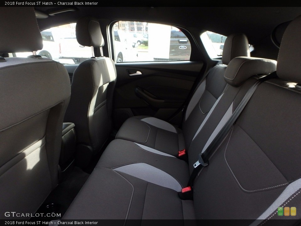 Charcoal Black Interior Rear Seat for the 2018 Ford Focus ST Hatch #123843075