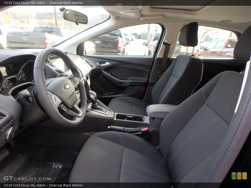 Charcoal Black Interior Front Seat for the 2018 Ford Focus SEL Hatch #123843438