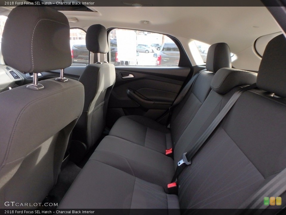 Charcoal Black Interior Rear Seat for the 2018 Ford Focus SEL Hatch #123843456