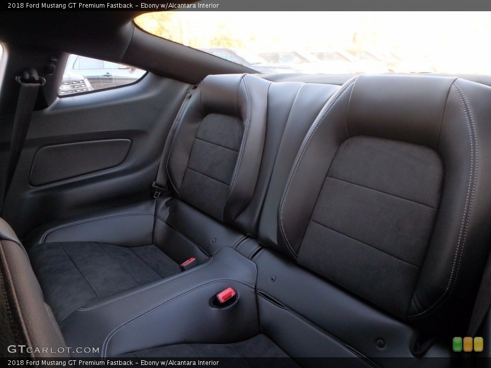 Ebony w/Alcantara Interior Rear Seat for the 2018 Ford Mustang GT Premium Fastback #123843801