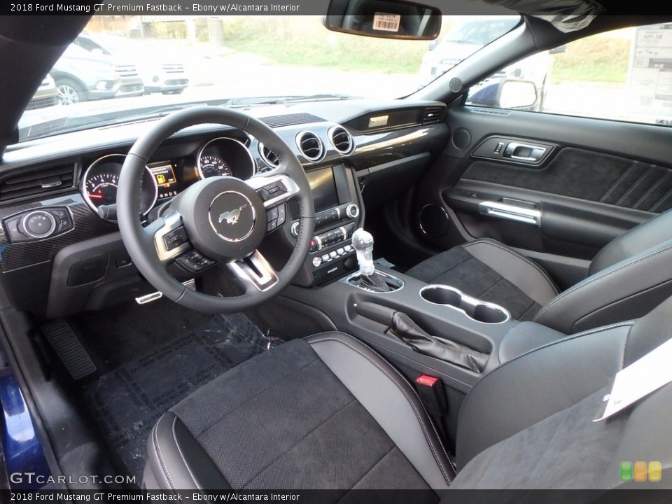Ebony w/Alcantara Interior Photo for the 2018 Ford Mustang GT Premium Fastback #123843822