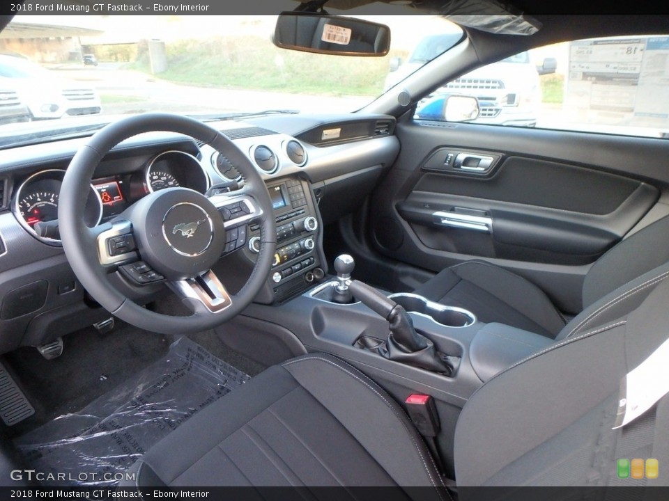 Ebony Interior Photo for the 2018 Ford Mustang GT Fastback #123844137