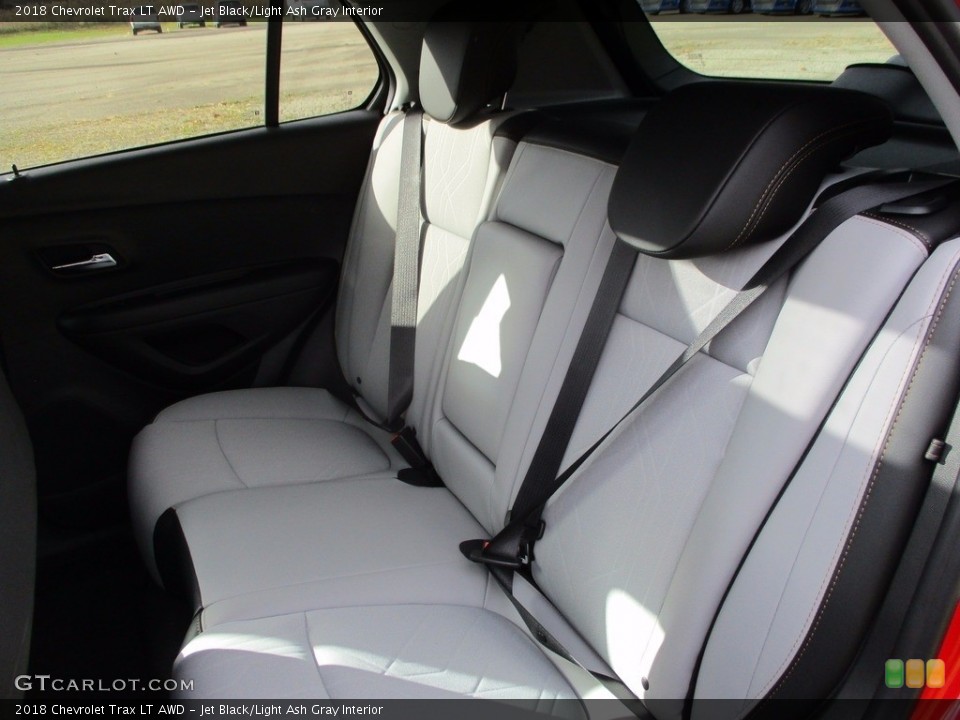 Jet Black/Light Ash Gray Interior Rear Seat for the 2018 Chevrolet Trax LT AWD #123844545