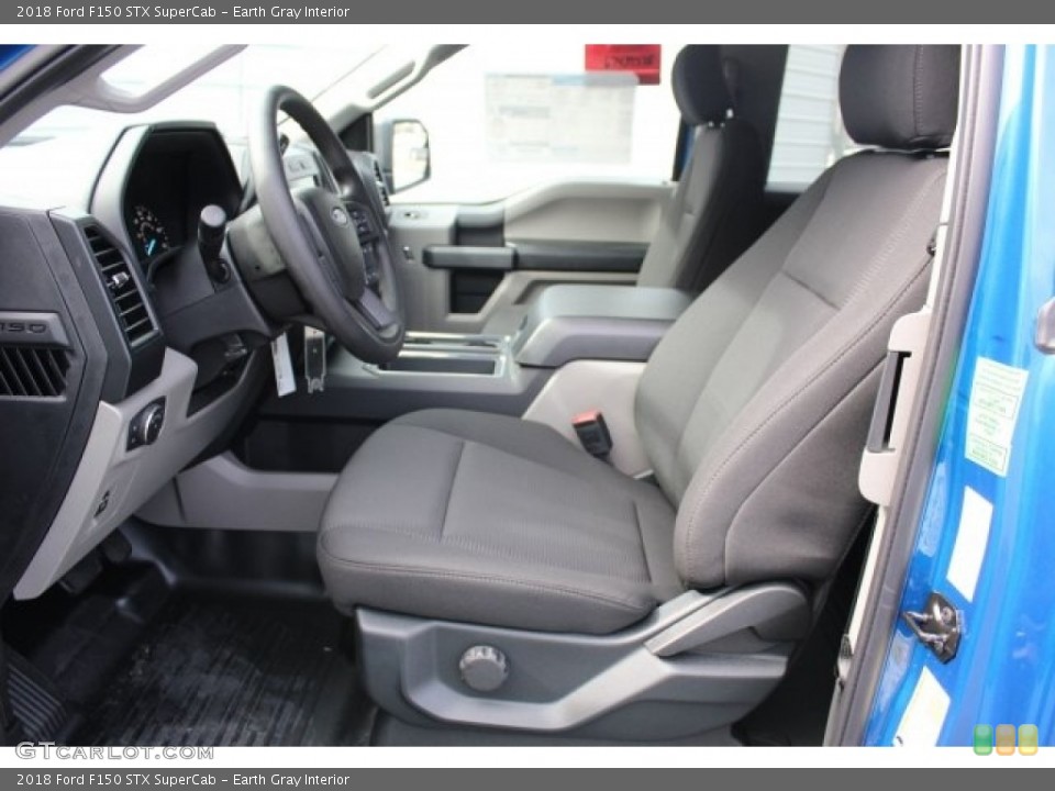 Earth Gray Interior Front Seat for the 2018 Ford F150 STX SuperCab #123855306