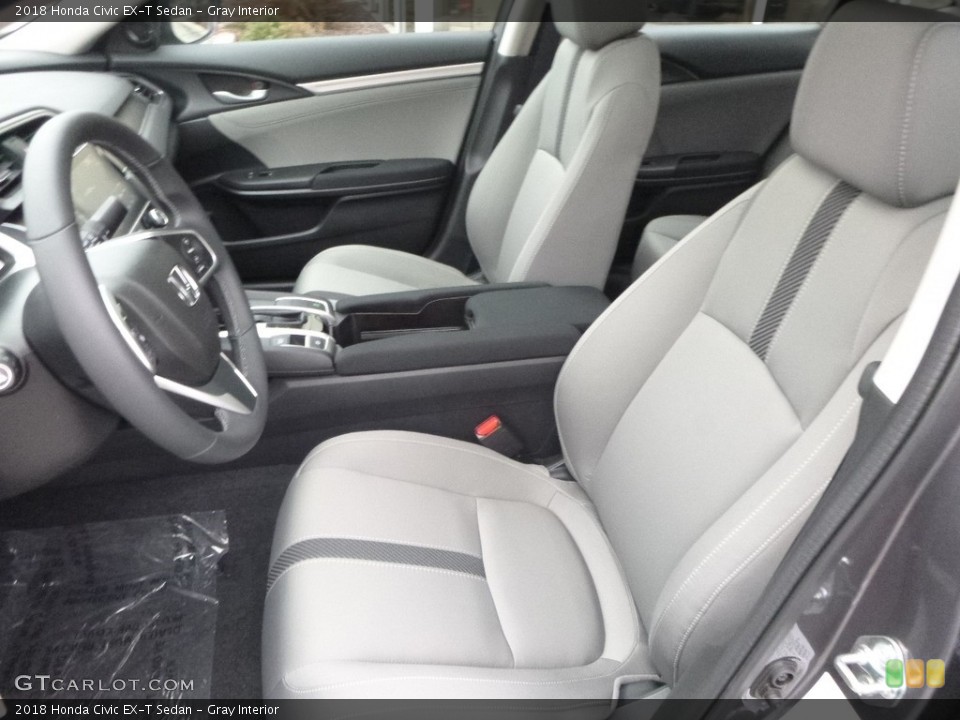 Gray Interior Photo for the 2018 Honda Civic EX-T Sedan #123865339