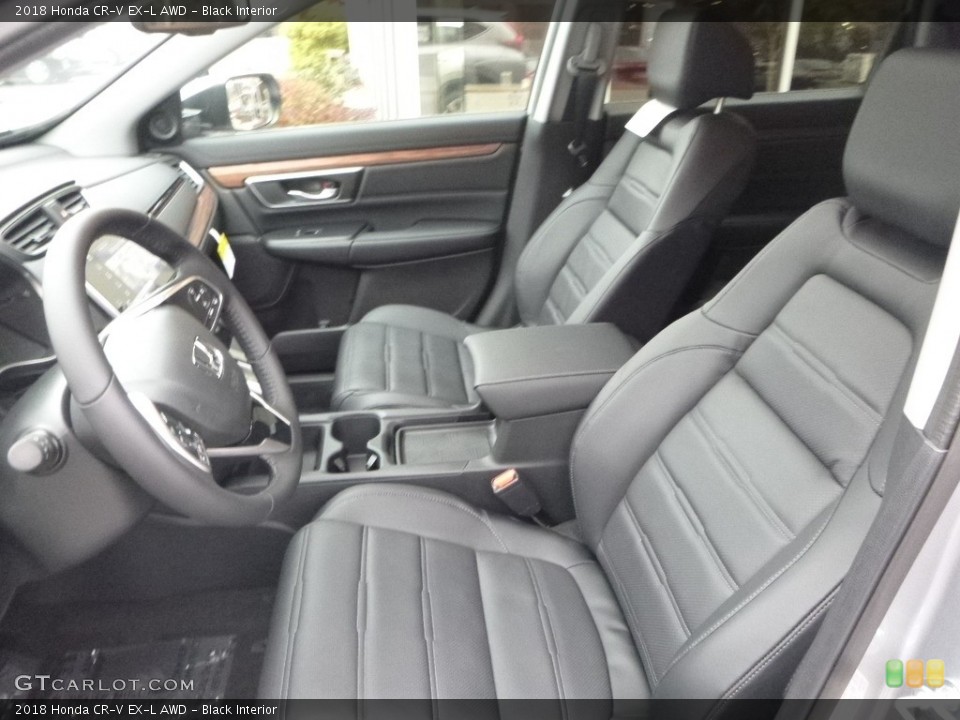 Black Interior Front Seat for the 2018 Honda CR-V EX-L AWD #123867811