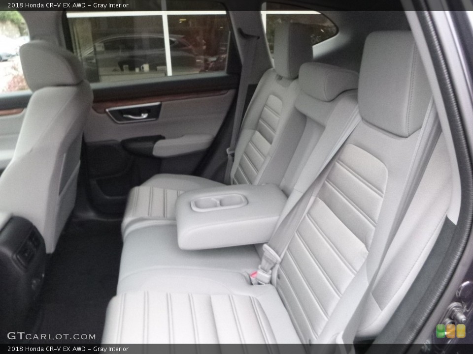 Gray Interior Rear Seat for the 2018 Honda CR-V EX AWD #123868197