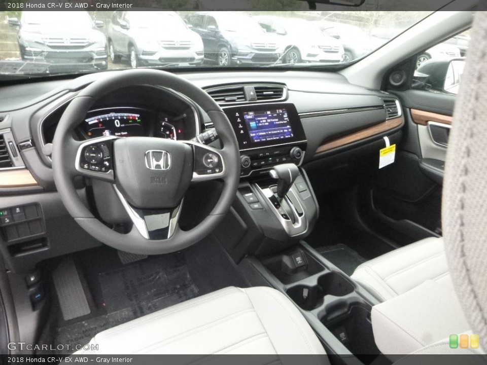 Gray Interior Photo for the 2018 Honda CR-V EX AWD #123868216