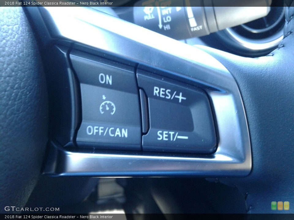 Nero Black Interior Controls for the 2018 Fiat 124 Spider Classica Roadster #123868744