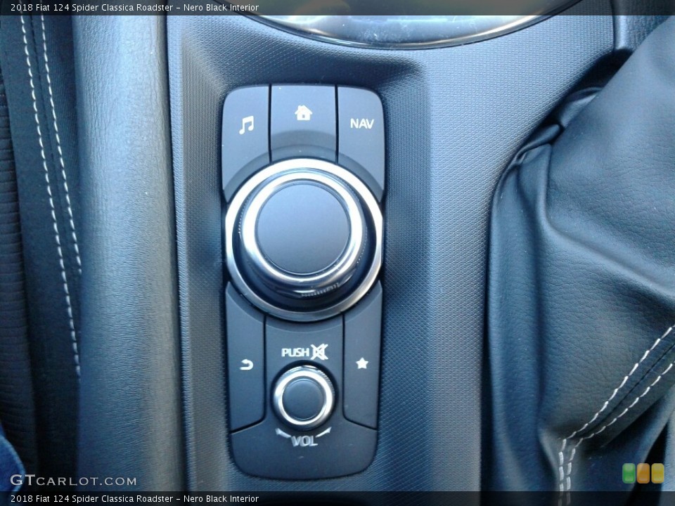 Nero Black Interior Controls for the 2018 Fiat 124 Spider Classica Roadster #123868945
