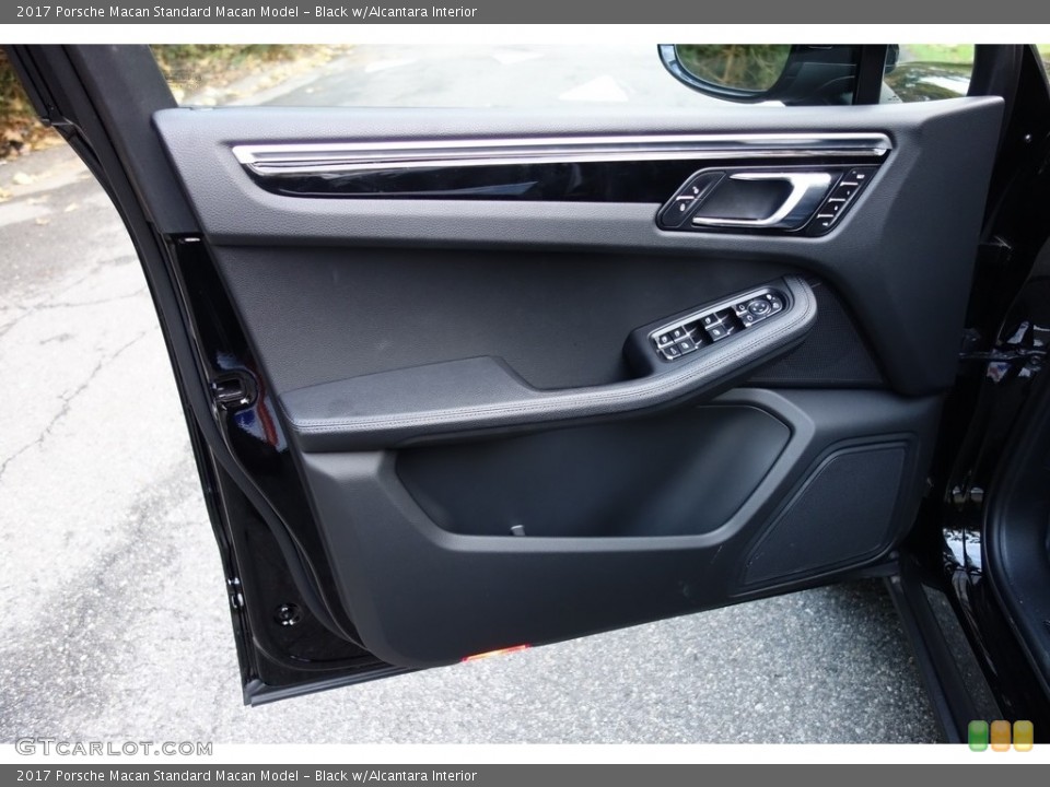 Black w/Alcantara Interior Door Panel for the 2017 Porsche Macan  #123873127