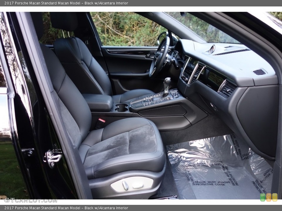 Black w/Alcantara Interior Front Seat for the 2017 Porsche Macan  #123873196