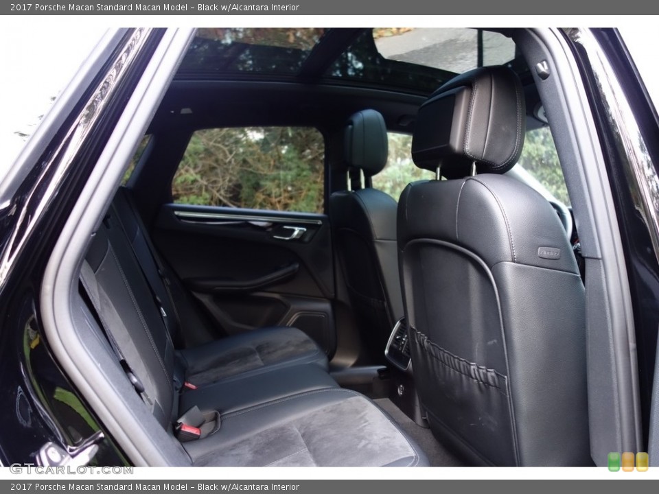 Black w/Alcantara Interior Rear Seat for the 2017 Porsche Macan  #123873244