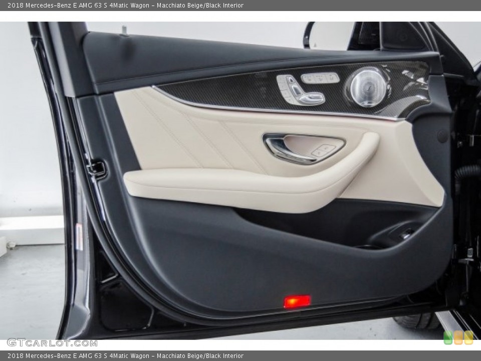 Macchiato Beige/Black Interior Door Panel for the 2018 Mercedes-Benz E AMG 63 S 4Matic Wagon #123877828