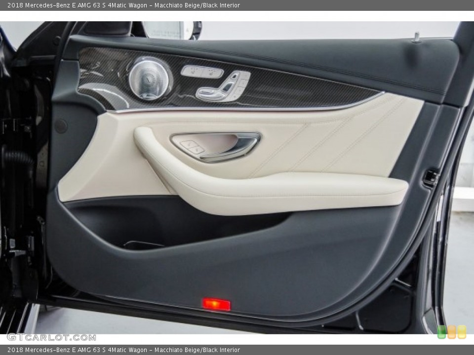 Macchiato Beige/Black Interior Door Panel for the 2018 Mercedes-Benz E AMG 63 S 4Matic Wagon #123877909