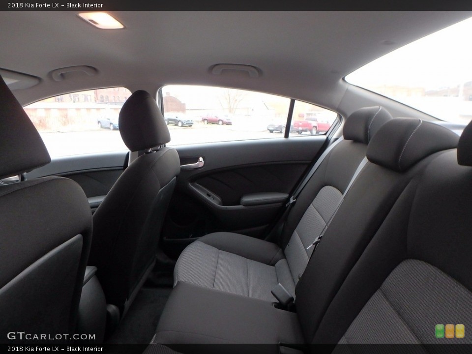 Black Interior Rear Seat for the 2018 Kia Forte LX #123891232