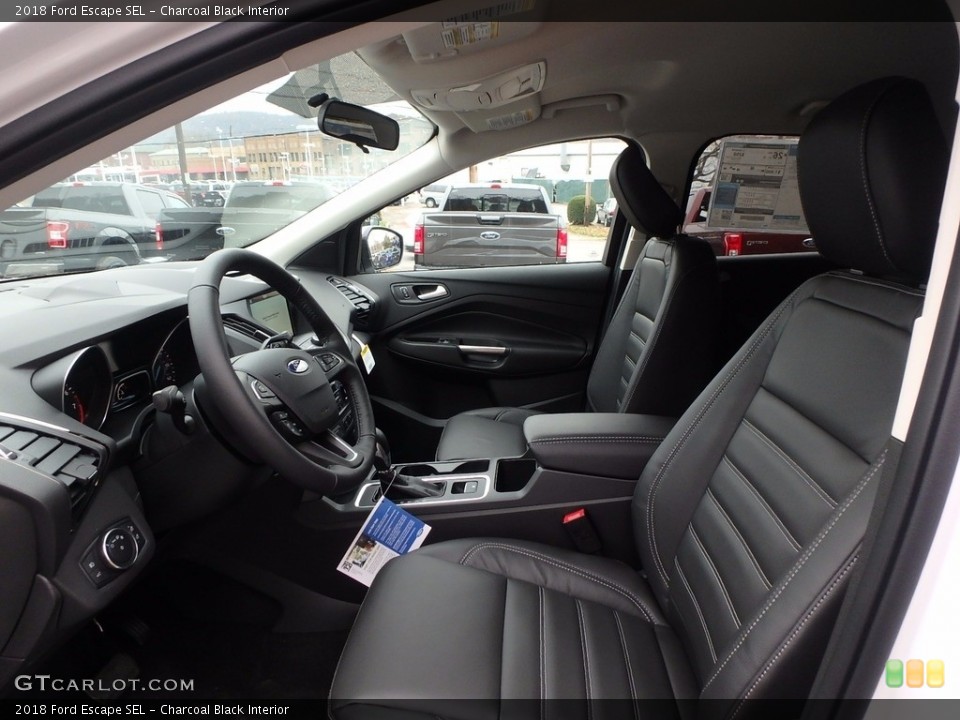 Charcoal Black Interior Photo for the 2018 Ford Escape SEL #123894625