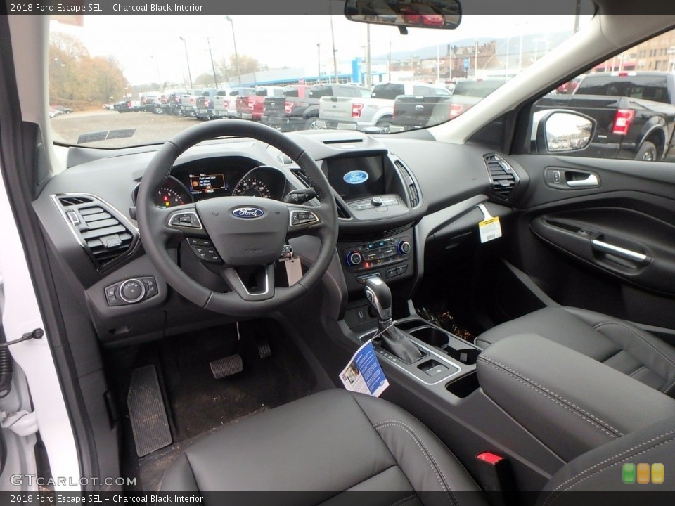 Charcoal Black Interior Photo for the 2018 Ford Escape SEL #123894670