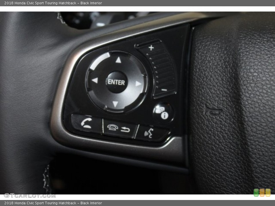 Black Interior Controls for the 2018 Honda Civic Sport Touring Hatchback #123898207