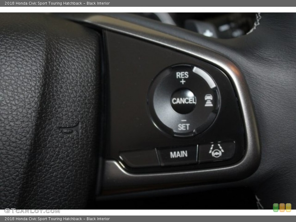 Black Interior Controls for the 2018 Honda Civic Sport Touring Hatchback #123898210