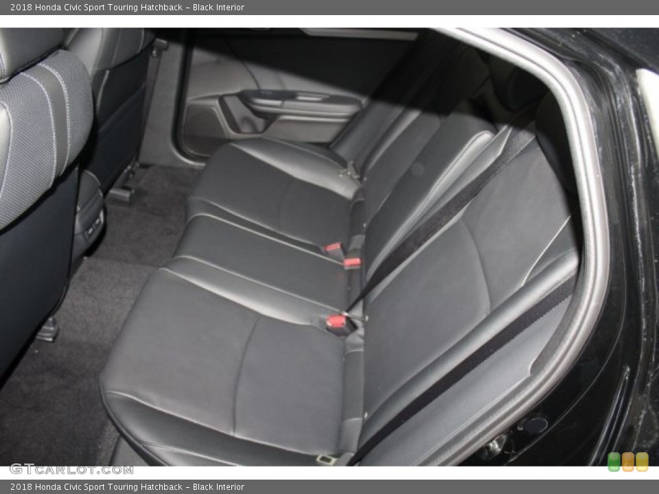 Black Interior Rear Seat for the 2018 Honda Civic Sport Touring Hatchback #123898271