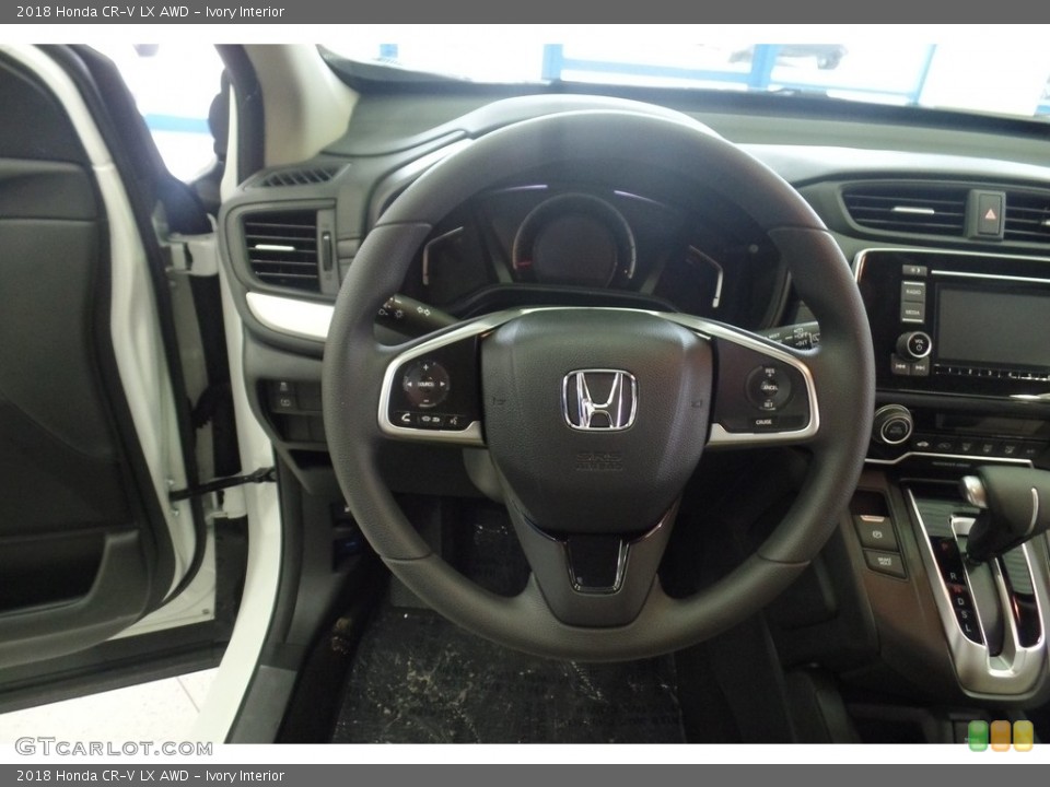Ivory Interior Steering Wheel for the 2018 Honda CR-V LX AWD #123899072