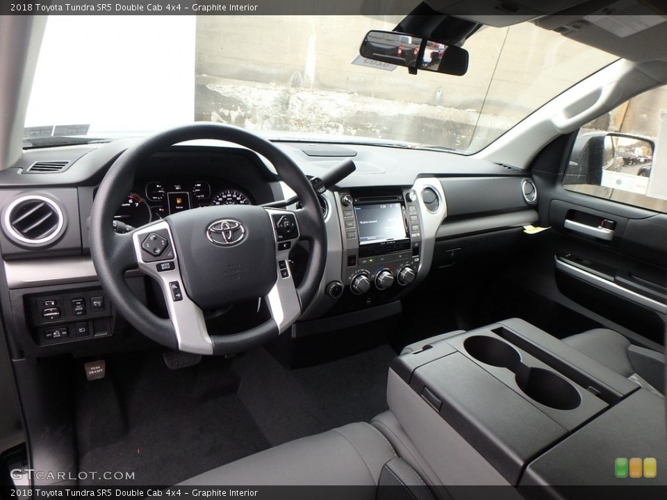 Graphite Interior Photo for the 2018 Toyota Tundra SR5 Double Cab 4x4 #123900962