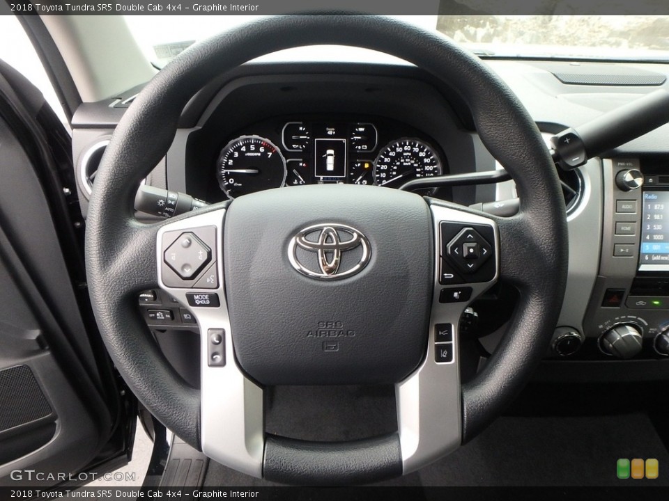 Graphite Interior Steering Wheel for the 2018 Toyota Tundra SR5 Double Cab 4x4 #123901121