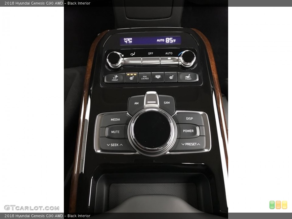 Black Interior Controls for the 2018 Hyundai Genesis G90 AWD #123901193