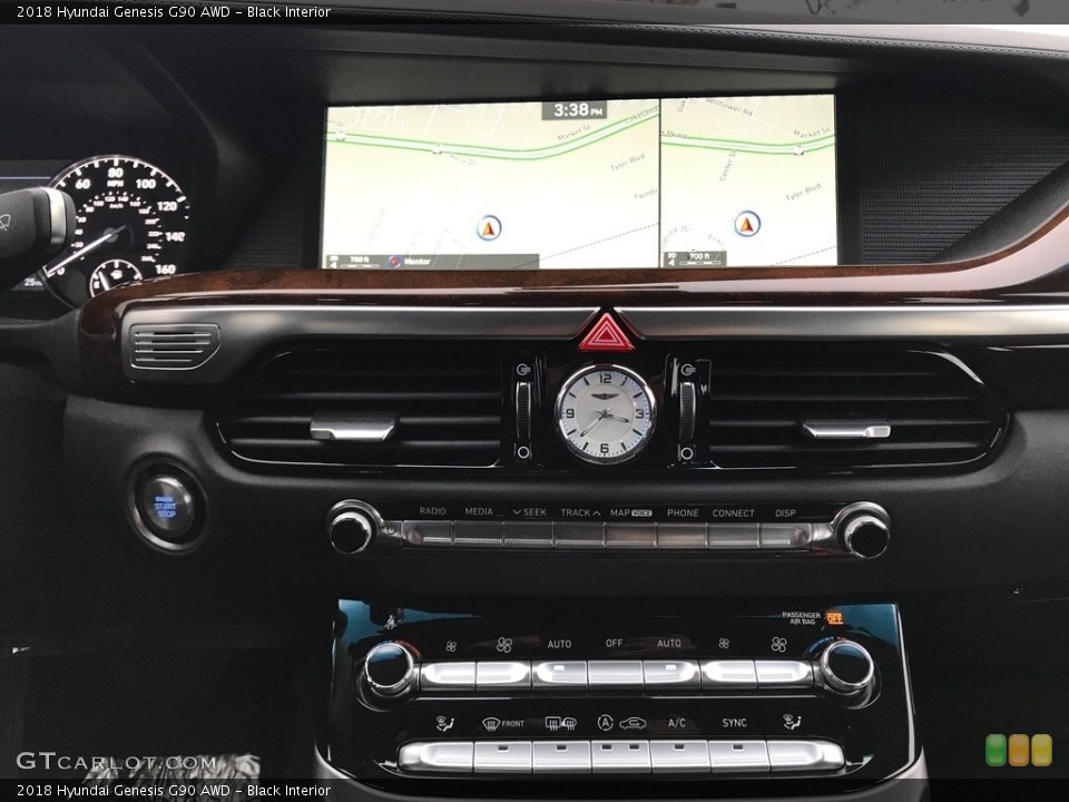 Black Interior Controls for the 2018 Hyundai Genesis G90 AWD #123901259